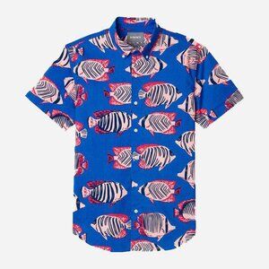Bonobos Riviera Tropical Fish Short Sleeve Button Down Shirt
